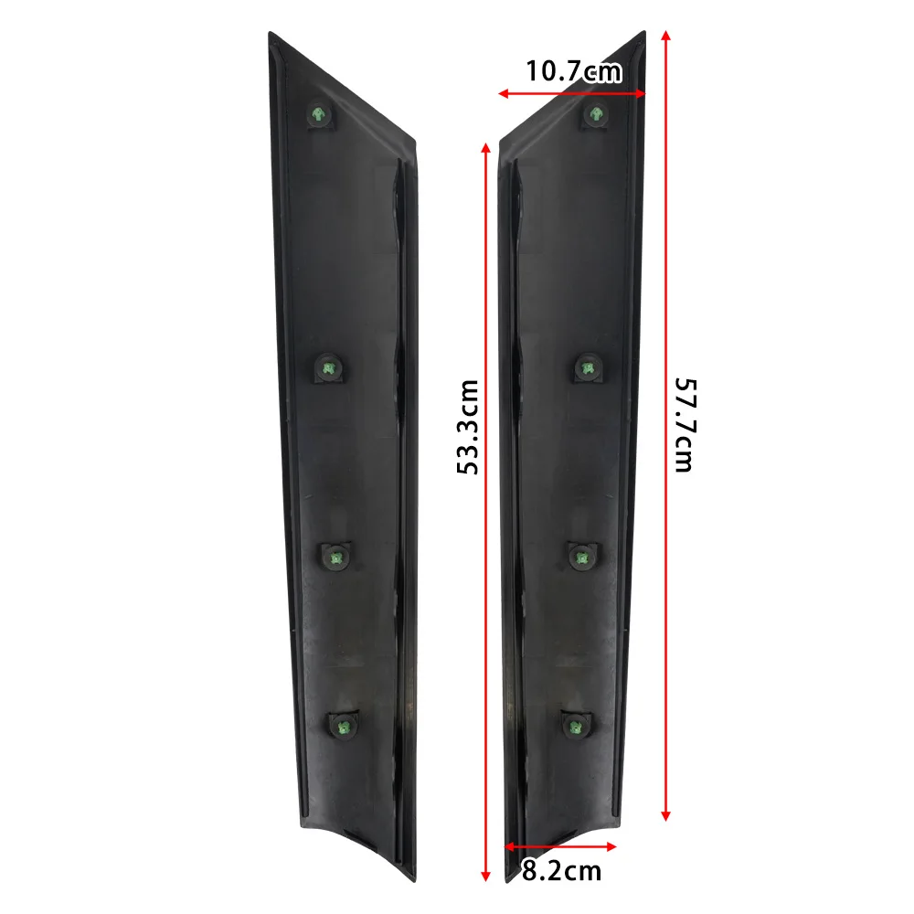 Car Window Trim Windshield Post Trim A Pillar Molding Cover For Mini Cooper R55 R56 R57 07-15 Windshield Side Molding