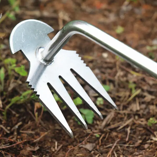 Gyomhúzó Újrahasznosítható Munkaerő-Megtakarító Gyökér-Eltávolító Húzó Vasaló Gyökér Eltávolító Kertészeti Szerszám Gyepellátás Otthon - Image 2