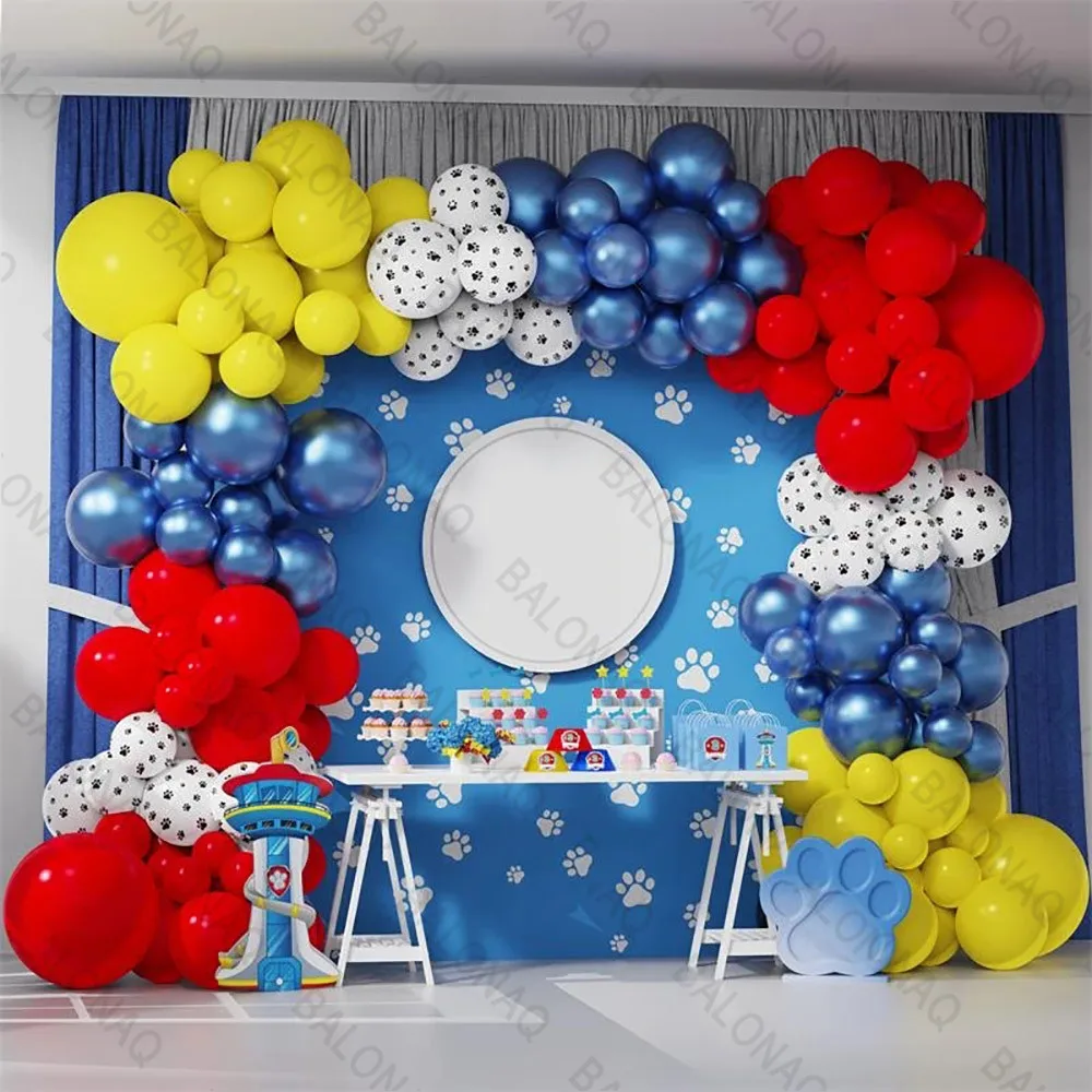 1Set Red Yellow Blue Latex Dog Bone Balloon Garland Arch Kit Patrol 1set-red-yellow-blue-latex-dog-bone-balloon-garland-arch-kit-patrol