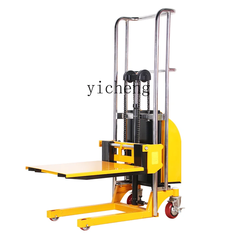 

ZXP Hydraulic Lifting Small Forklift Electric Small Household Miniature Lifting Luggage Trolley