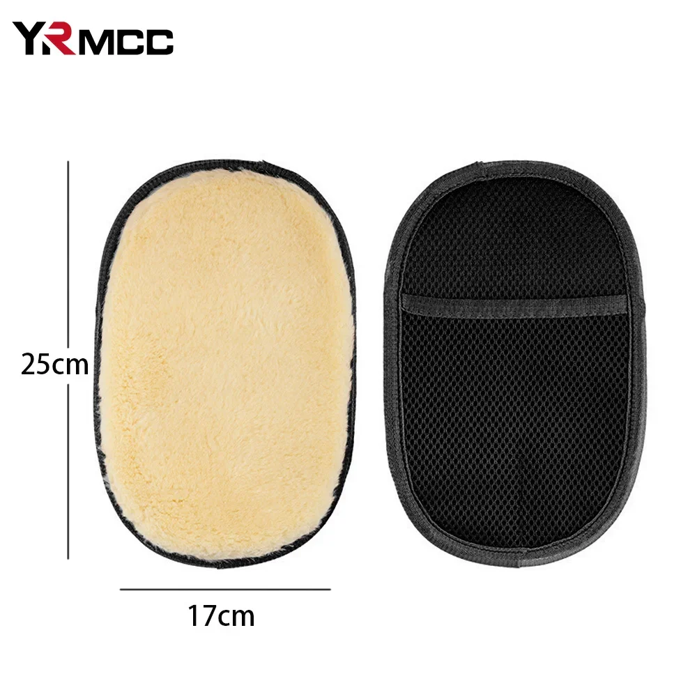 1/3Pcs Car Wash Gloves Cleaning Wool Soft Mitt Auto Polishing Advanced Microfiber Glove Auto Dusting Gloves Car Wash Accessories