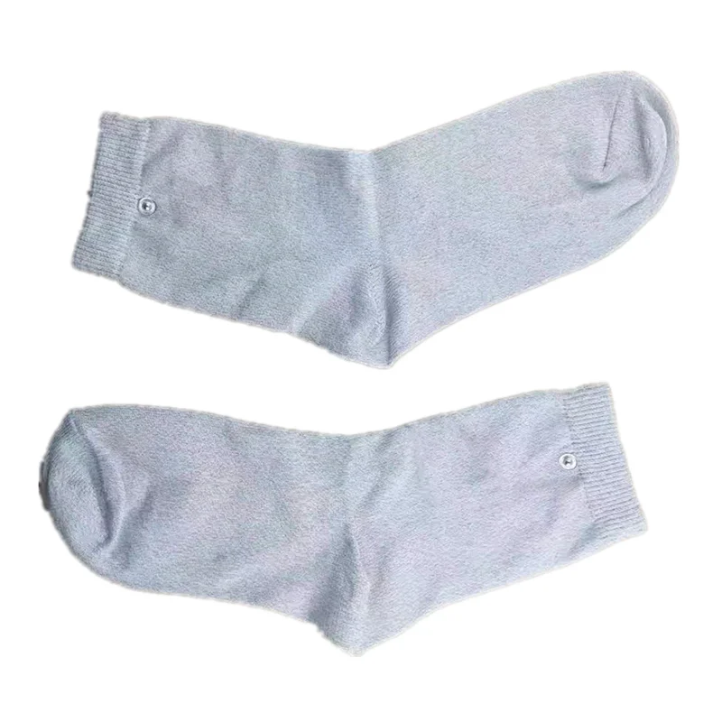

Conductive Slivery Fiber Electrode Massage Socks Use For EMS/TENS Units