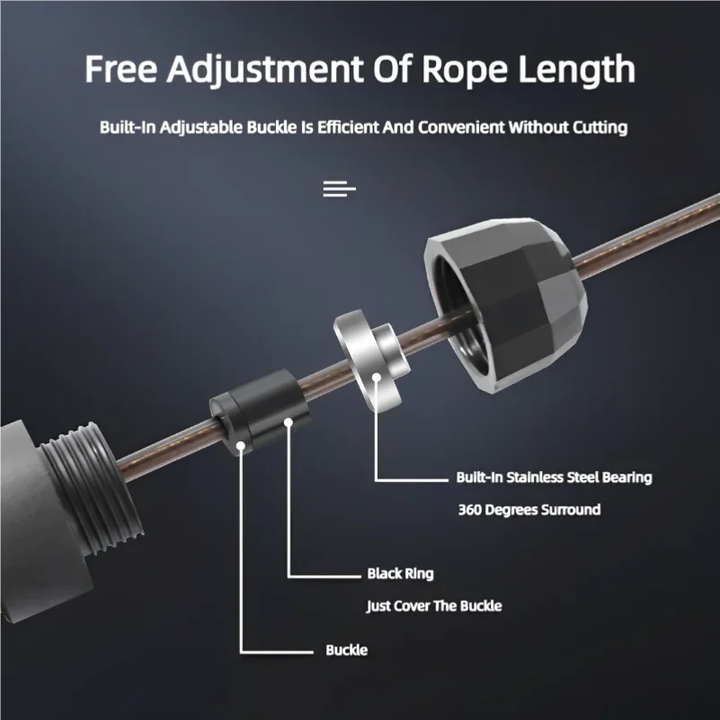 Steel Wire Adjustable Jump Rope π₯πββοΈ 2