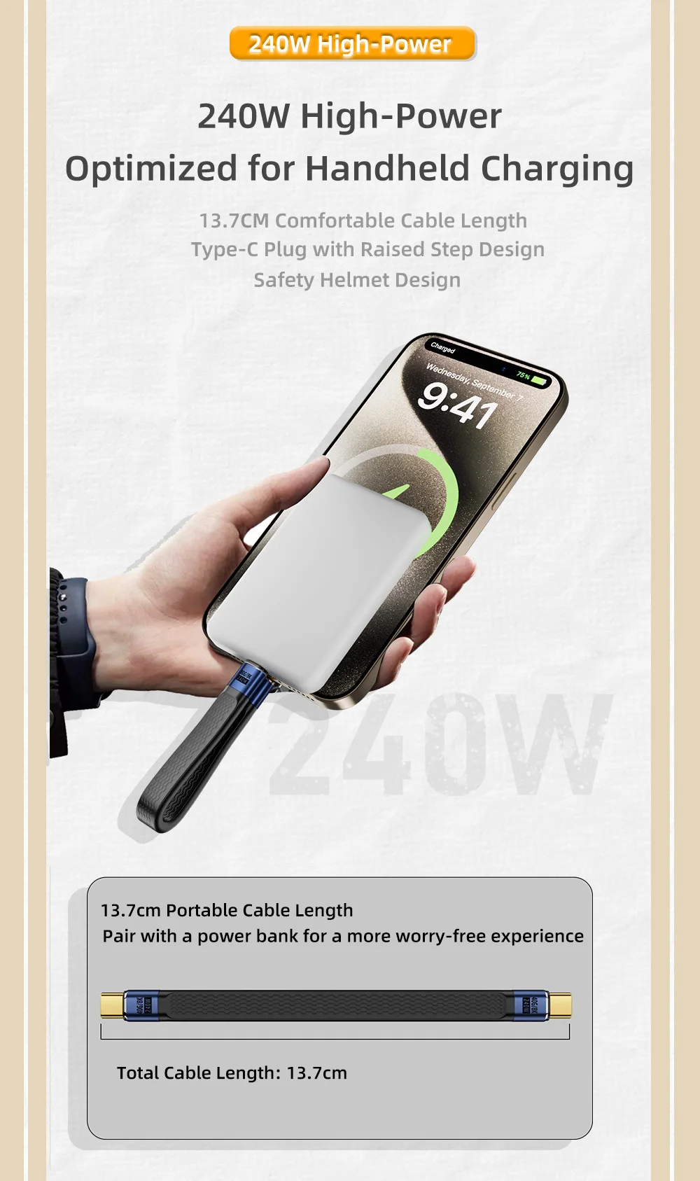 240W 40Gbps USB4 짧은 USB C to USB C 케이블 고속 충전 타입 C 데이터 전송 8K 데이터 충전 연장 케이블 키체인 케이블