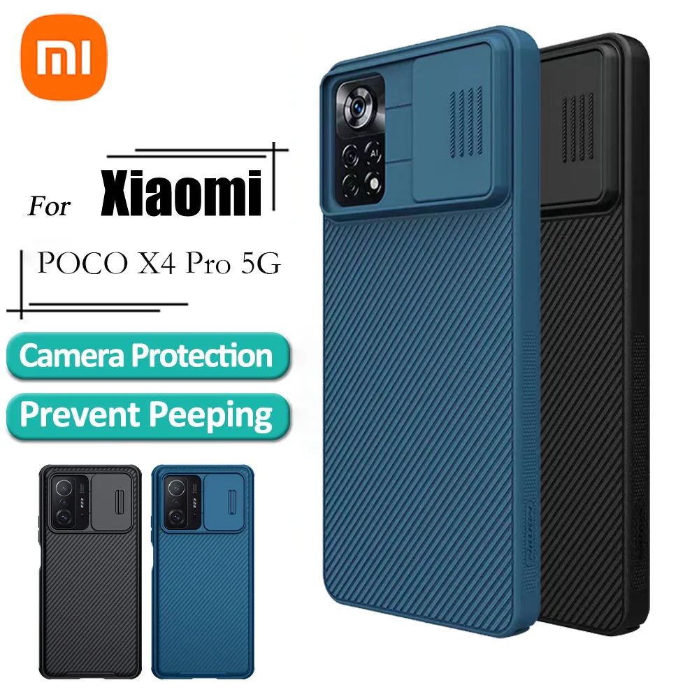 

For Xiaomi Poco X4 Pro 5G Case NILLKIN CamShield Camera Protection Mi Case With Slide Cover Phone Case