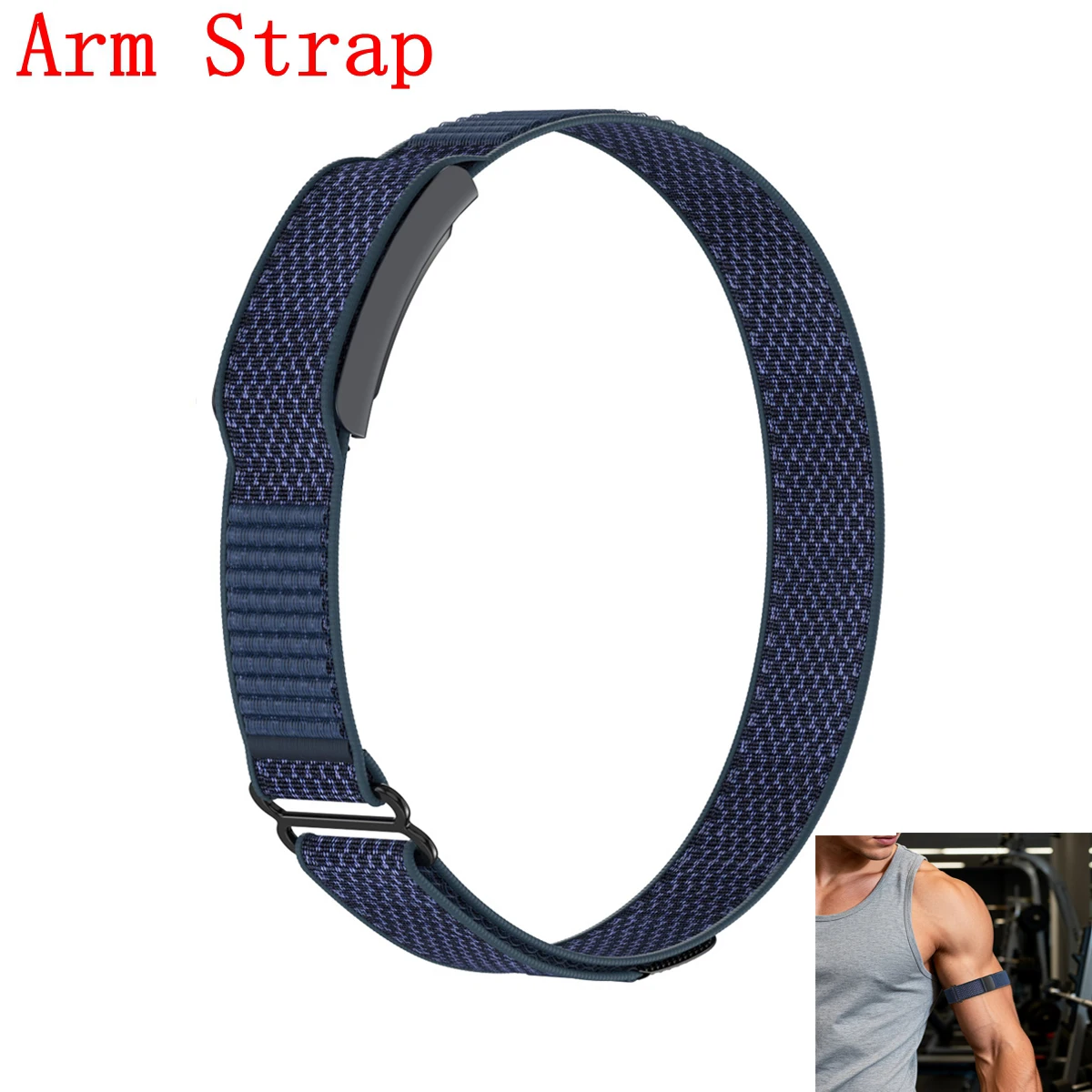 Breathable Nylon Adjustable Bicep and Ankle Sport Band Strap