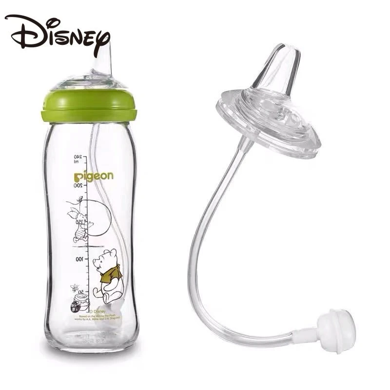 plan de ventas No hagas Las bacterias Disney biberón Universal para bebé de 1 a 2 años, vaso pijo todo en uno,  accesorio de boca ancha para bebé|Accesorios de botellas de agua y tazas| -  AliExpress