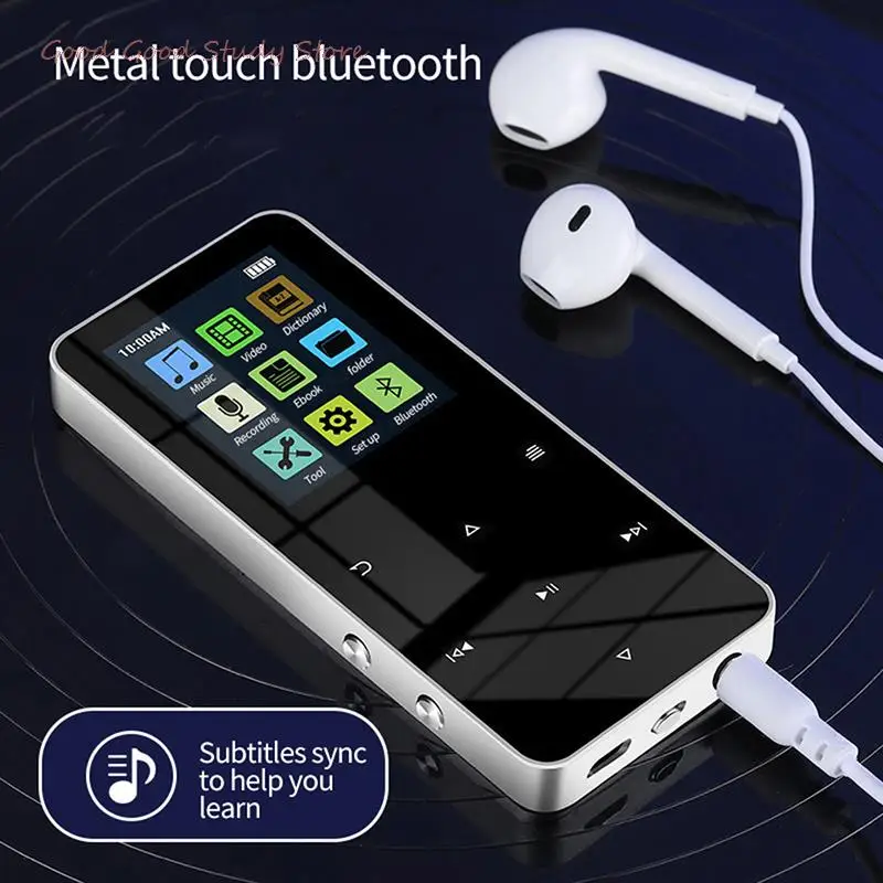 ipod mp3 player Top New Bluetooth-compatible MP3 Music Player 8GB 16GB 32GB Touch Key SD Card Insert FM Radio Multiple Language Music Player ipod mp3 player