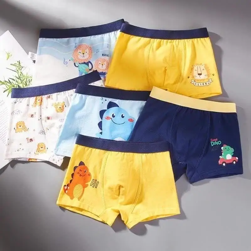 6 Pz/lotto Ragazzi Mutandine Bambino Biancheria Intima Per Bambini Abbigliamento Boxer In Cotone 1-12Y - Foto 9