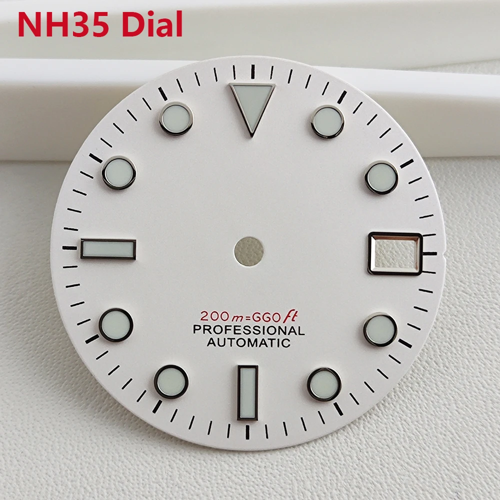 

Зеленый циферблат для часов NH35/NH36, 28,5 мм
