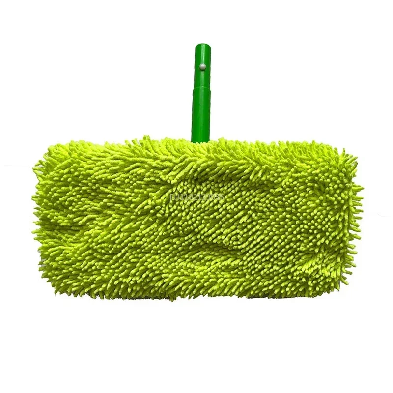 1PCS Thickened Elastic Band Flat Mop Cloth Coral Fleece/Microfiber/Chenille Replacement Rotary Mop Cleaning Pad Household Tools