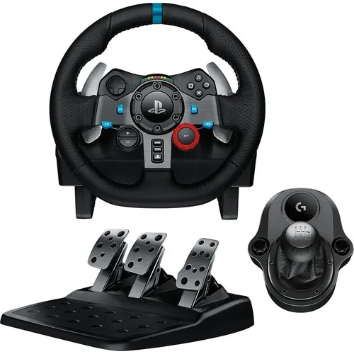 Logitech G Driving Force Racing Wheel + Logitech Shifter 941-000130