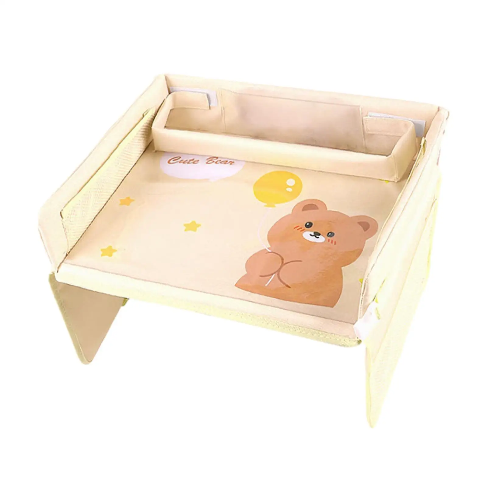 Kids Travel Tray for Toddler Car Seat Multifunctional Waterproof Antifouling Car Seat Tray for Travel Essentials Kids durable children car seat tray