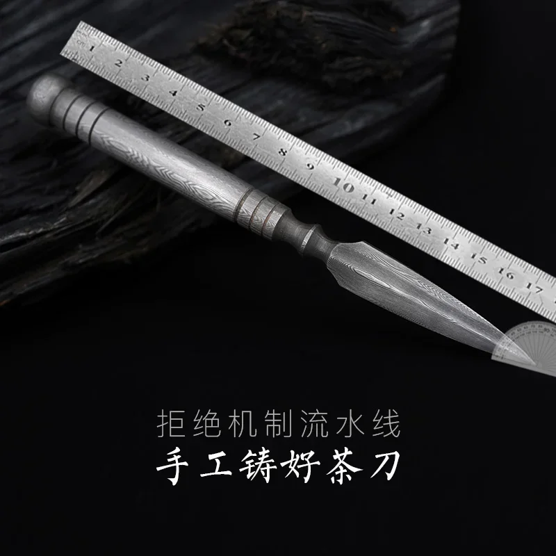 Luxury Handmade Tea Knife Cutter Ceremony Prying Kung Fu Green Tea Vintage Chinese Puer Knife Te Verde Chino Teaware 50