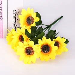 Elegant Artificial Sunflower Bouquet (7Head)