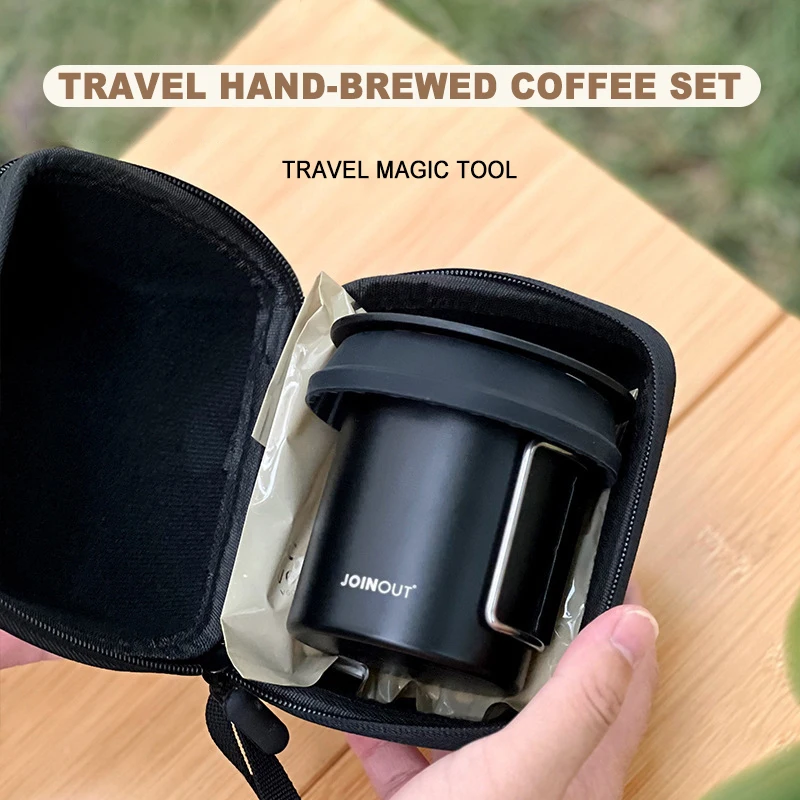 Portable Pour Over Coffee Set - طقم قهوة محمول فاخ...