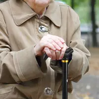 Walking Cane Elder Cane Stickmen Collapsible Telescopic Folding Cane Elder Cane Walking Trusty Sticks For Mothers Elder Fathers 2