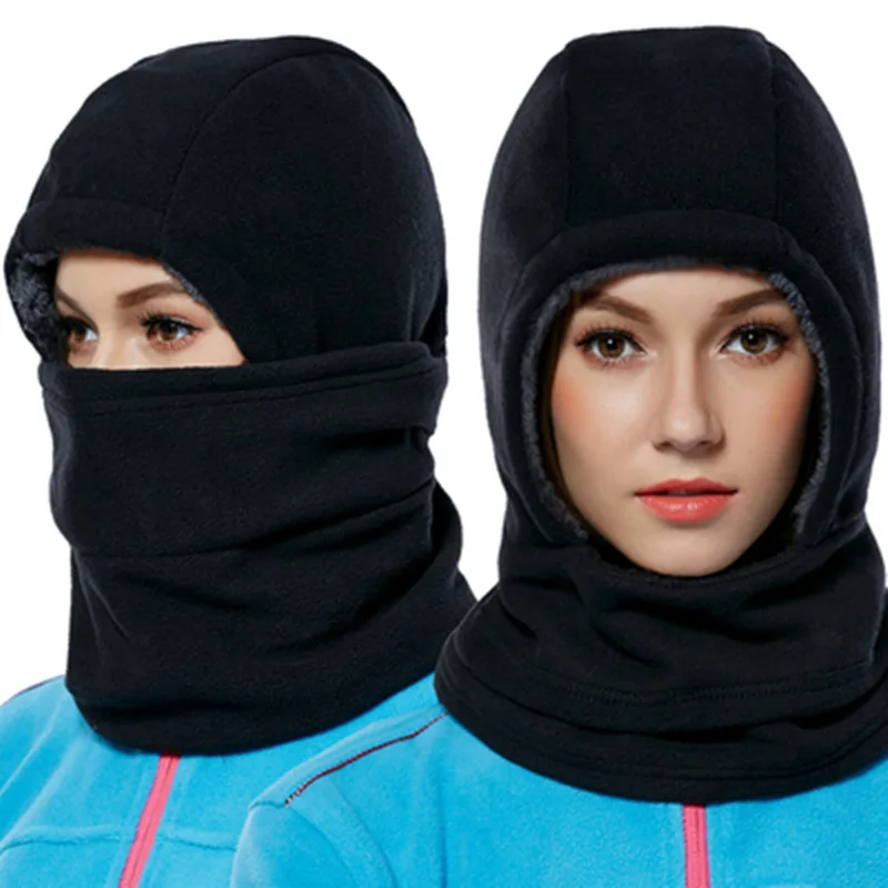 Chapeau de masque extérieur, masque de ski respirant en polaire polaire  avec lunettes, couverture de visage pour femmes - Temu France