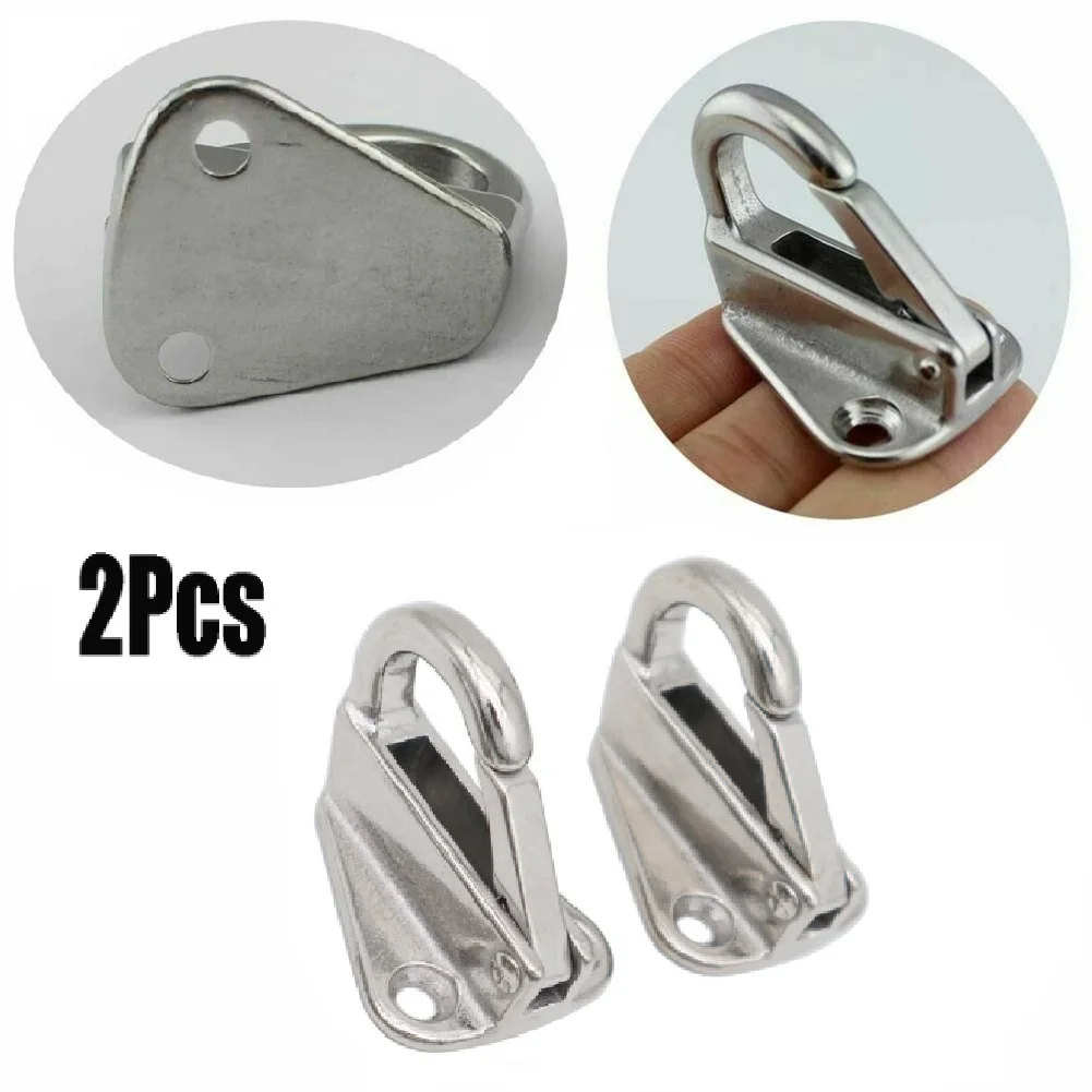 2Pcs Stainless Steel 316 Marine Boat Spring Locked Fender Hook Snap Fending Hook Attach Rope Boat Sail Tug Ship Marine Hardware 2pcs marine 316 stainless steel spring snap fending hook fender boat hardware other vehicle parts marine hardware accessories