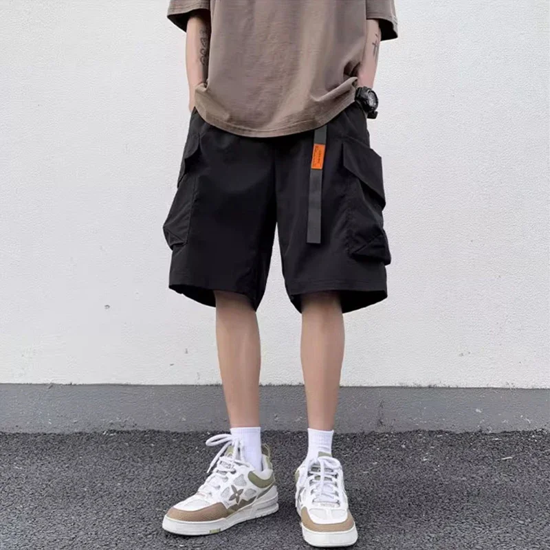 Summer Men's Functional Cargo Shorts 2024 New Multi-pocket Baggy Gym Short Sweatpants Y2K Streetwear Bermuda shorts Masculina 6