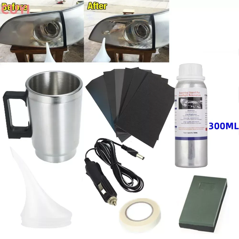 

Набор для удаления царапин на автомобильных фарах, 300 мл