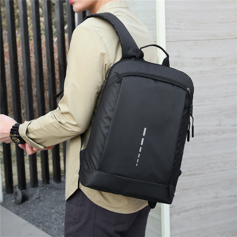 16 inch lightweight travel laptop backpack, large capacity portable backpack, adjustable strap, business backpack