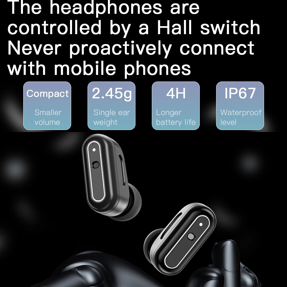 2 In 1 TWS Blue Tooth Headset Smart Watch Sports NFC Earphone Smartwatch Waterproof Music Headphone Watches Heart Rate Health 3