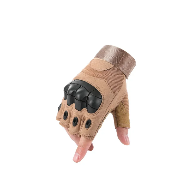 

Outdoor Tactical Army Fingerless Gloves Hard Knuckle Paintball Airsoft Hunting Combat Riding Hiking Military Half Finger Gloves