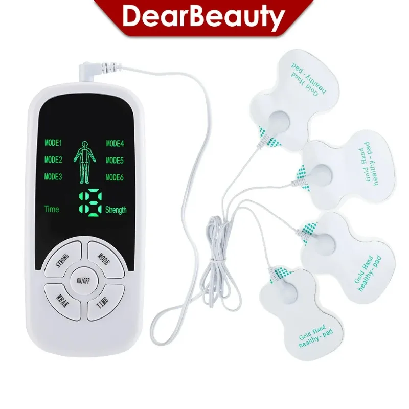 

EMS Electric Muscle Therapy Stimulator 6 Modes Tens Unit Machine Meridian Physiotherapy Pulse Abdominal Prostate Body Massager