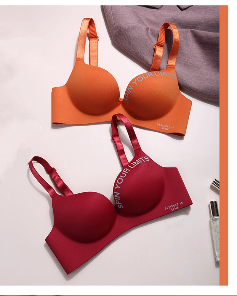 Traceless lingerie women's small chest gathered to close the side