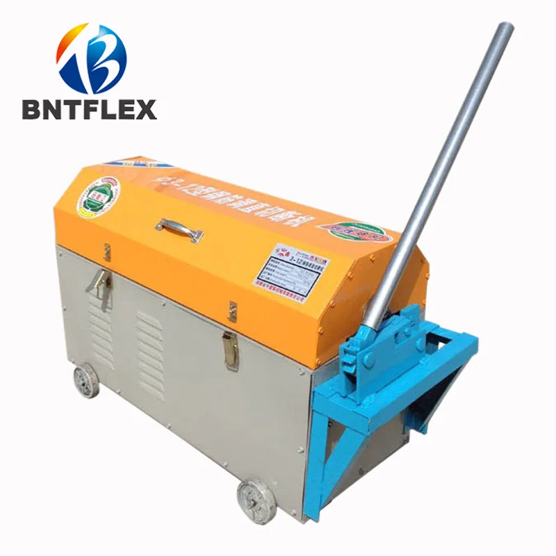 GT3-12 Multi-function small steel straightening shearing machine manual eight-wheel copper pipe motor straightening machine asw 1 ultrasonic liquid flow meter rs485 usart small diameter dn15 40mm threaded connection copper pipe smart watermeter