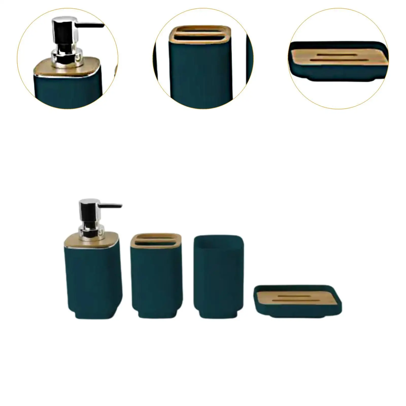 4 Pieces Bathroom Accessories Set Fashion for Office Friends