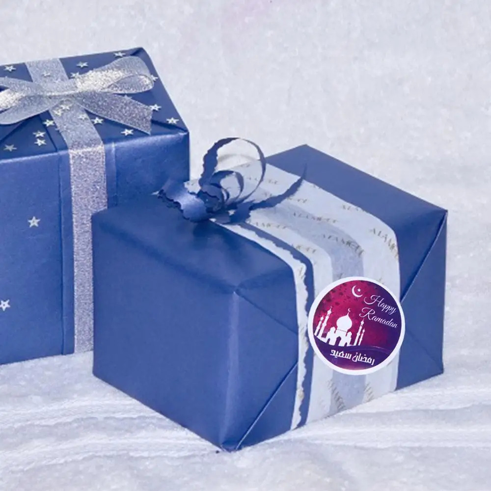 

Надпись Рамадан на день рождения, Подарочная коробка, ярлык, наклейка, этикетка, бумажные декоративные принадлежности