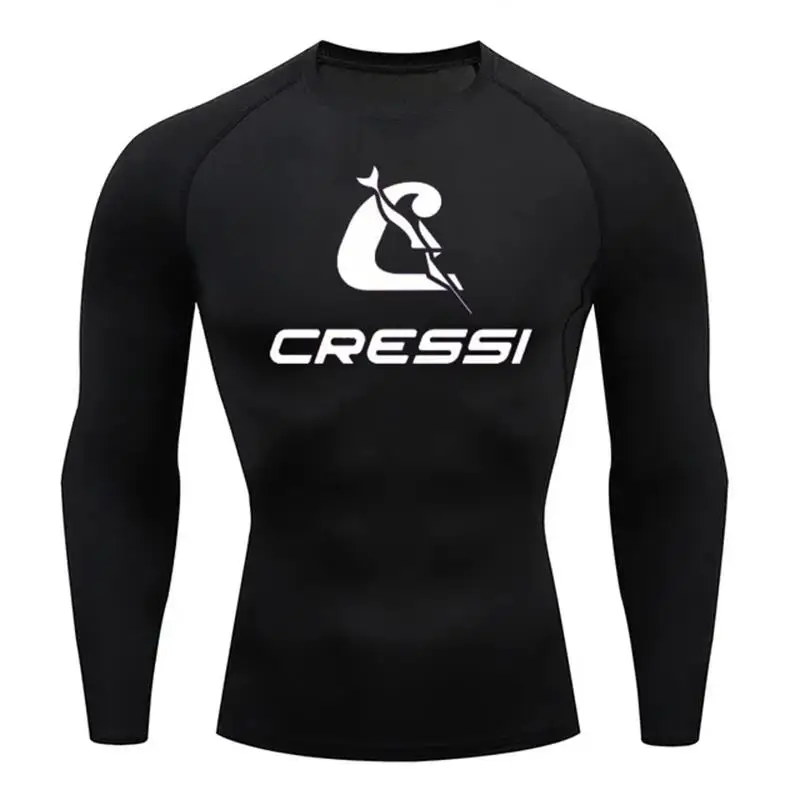 الرجال تصفح واقية من الشمس بدلة غطس طفح حماية تي شيرت ملابس السباحة ضيق قصيرة الأكمام السباحة العائمة UV حماية بدلة غطس