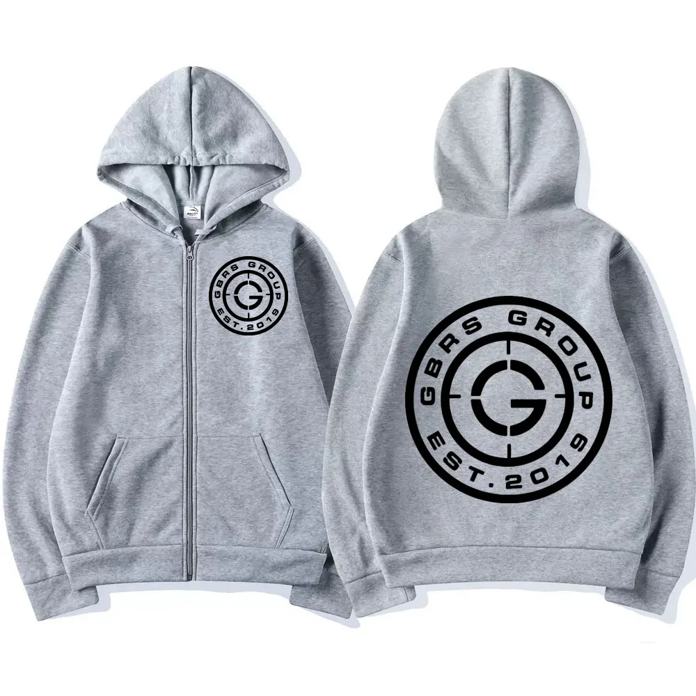 Gbrs Forward Observations Group Graphic Zipper Hoodies Men Women High Street Fashion Zip Sweatshirts Trend Vintage Loose Hoodie