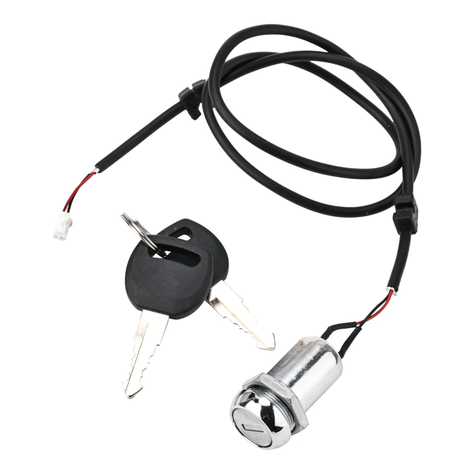 Electric Scooter Power Switch with Lock and Keys - Anti-theft Replacement Accessory