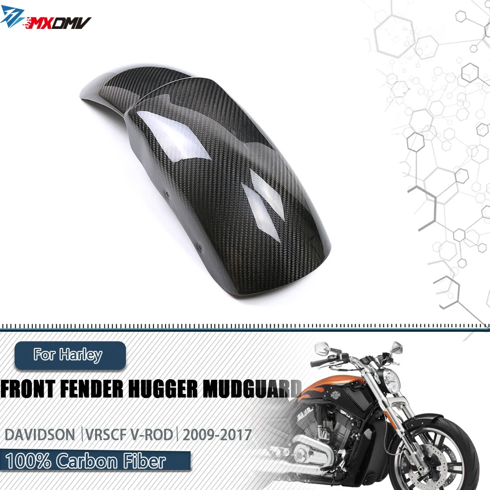 

Front Fender Hugger Mudguard Wheel Mud Splash Guard Motorcycle Carbon Fiber For Harley Davidson VRSCF V-Rod Muscle 2009-2017