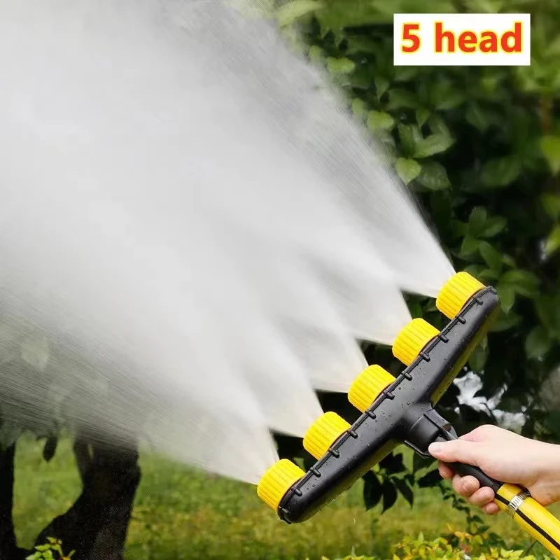

1pcs 3/4/5/6 Way Agriculture Atomizer Nozzle Garden Lawn Sprinkler Farm Vegetable Irrigation Adjustable Large Flow Watering Tool