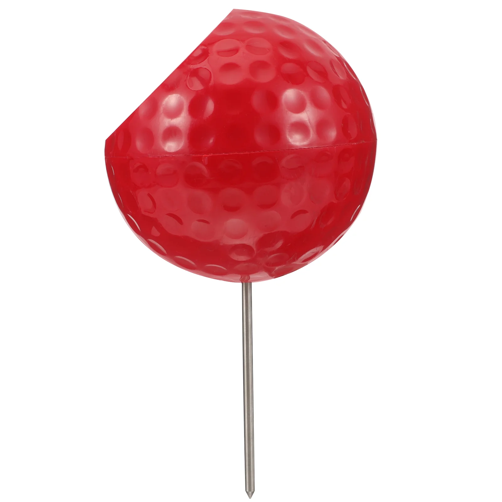 

Golf Course Tee Mark Sign Golden Supplies (red Bevel) Accessories Colored Ball Marker Metal Maker Tool Golfing Small Supply