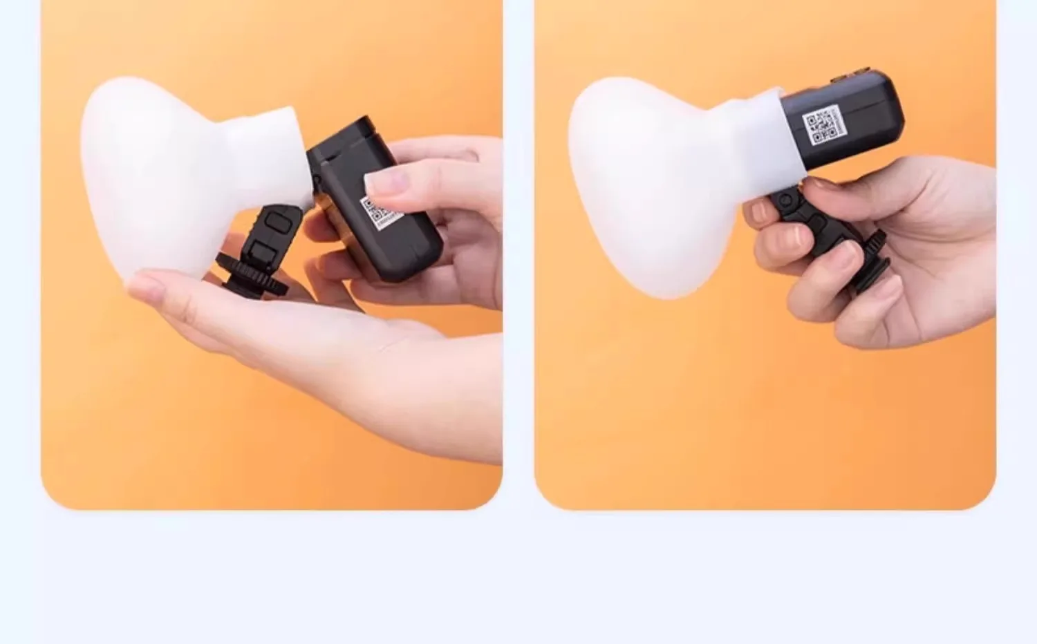Godox MF-DD dental diffusor silica gel diffusion dome kit für godox mf12 blitz – Detail 9