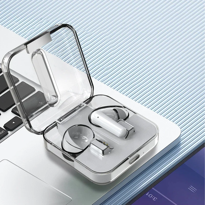 

TWS Wireless Bluetooth Earbuds and Solid Silicone Cute Protective Headphone Cover For Air pods Shockproof Caseaplug headphones