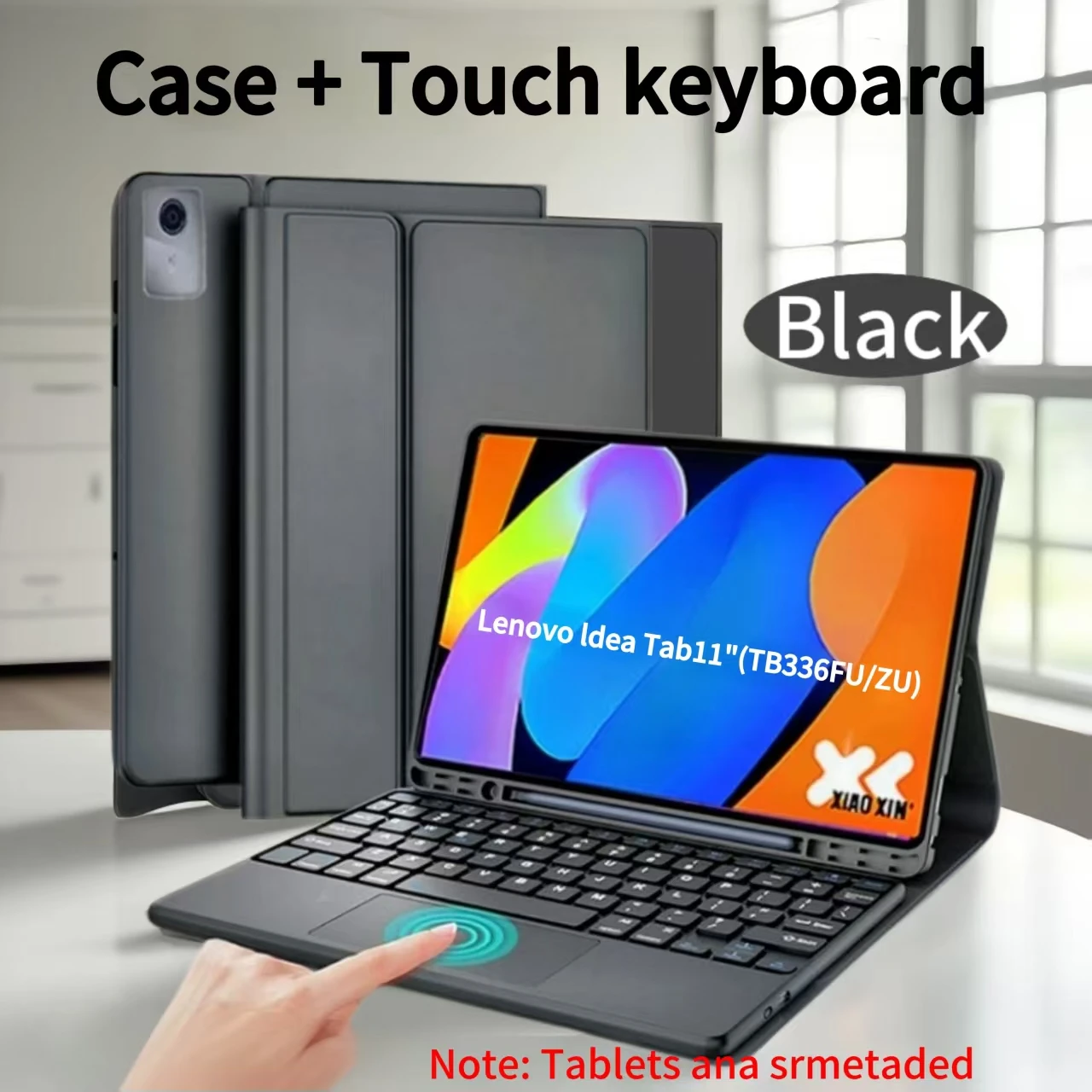 11-Inch Tablet Case with Removable Wireless Bluetooth Keyboard