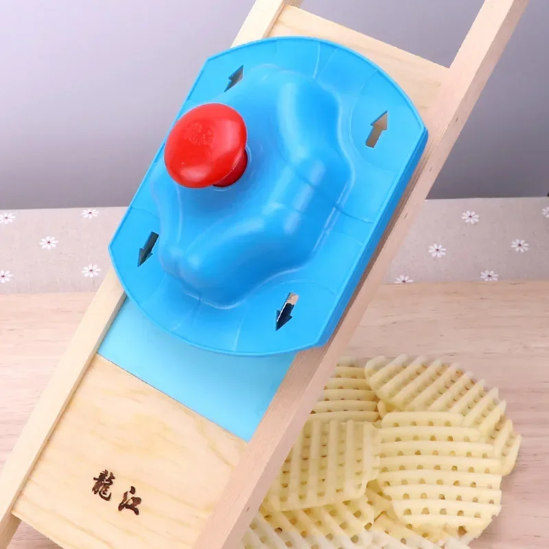 Vegetable Cutter Fruit Cutter Potato Chip Grater French Fries Cutter Vegetable Crinkle Slicer Knife Chopper Chip Kitchen Accessories