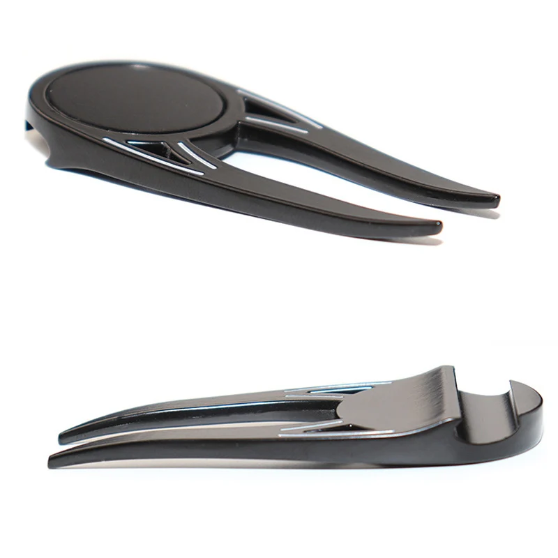 1 Pc Golf Greens Fork Turf Repair Tools Golf Divot Tool Position Marker Outdoor Sports Metal Durable Golf Accessories Supplies