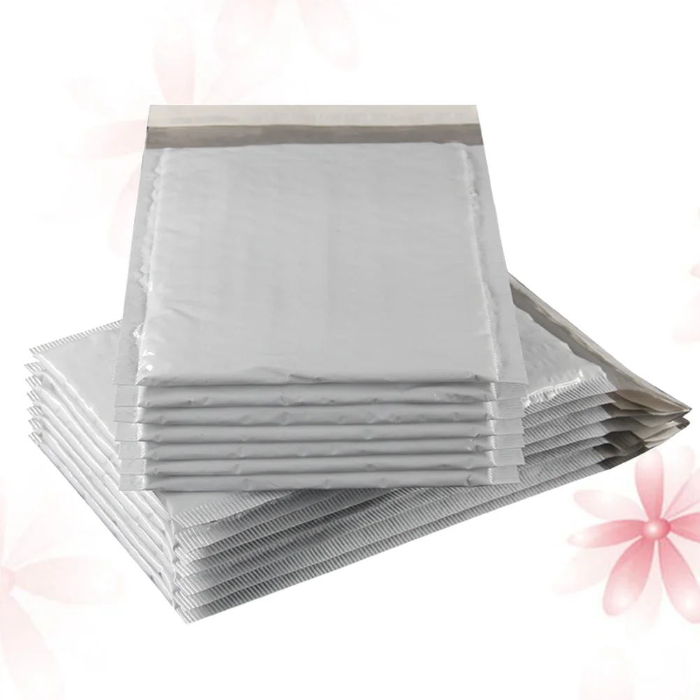 50 PCS Postal Bag with Seal Adhesive Poly Mailers Envelopes Shipping Metal Liner