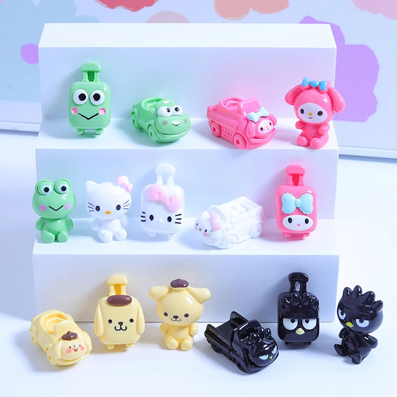

1 шт. Kawaii Sanrio 3D DIY Hello Kittys Kuromi Cinnamoroll аниме аксессуары для настольных украшений Игрушки для девочек