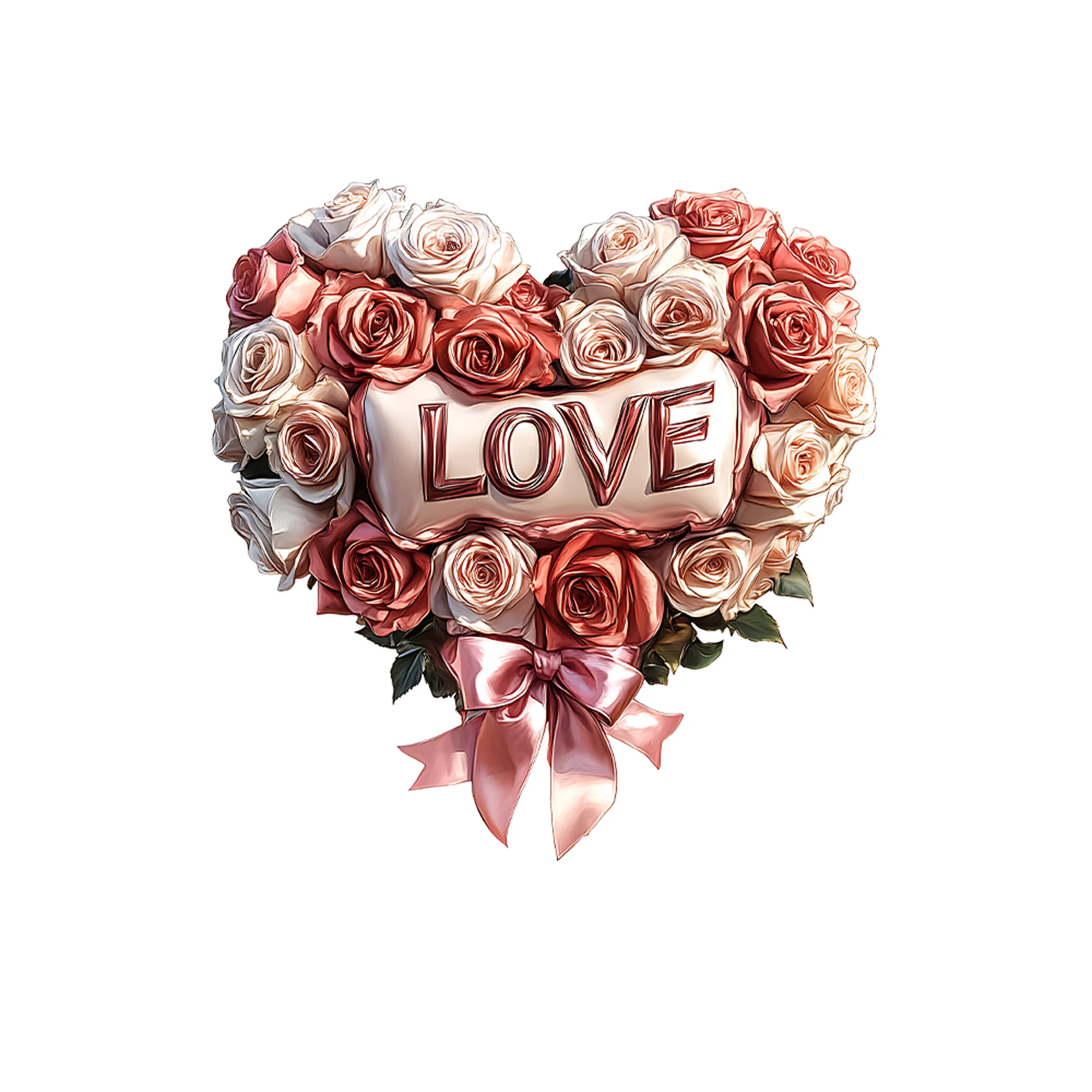 Valentine s Day Love Heart Toilet Seat Cover Stickers Romantic Rose Flower Wall Decals Bathroom Decorations