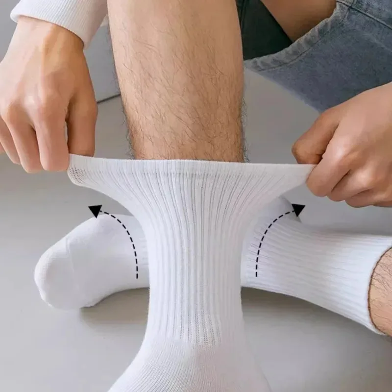 Set of Pure Cotton Athletic Socks - Breathable & Comfortable