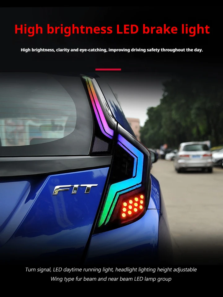 ホンダ フィット GK5 2014～2019年式 貫通型LEDテールランプ