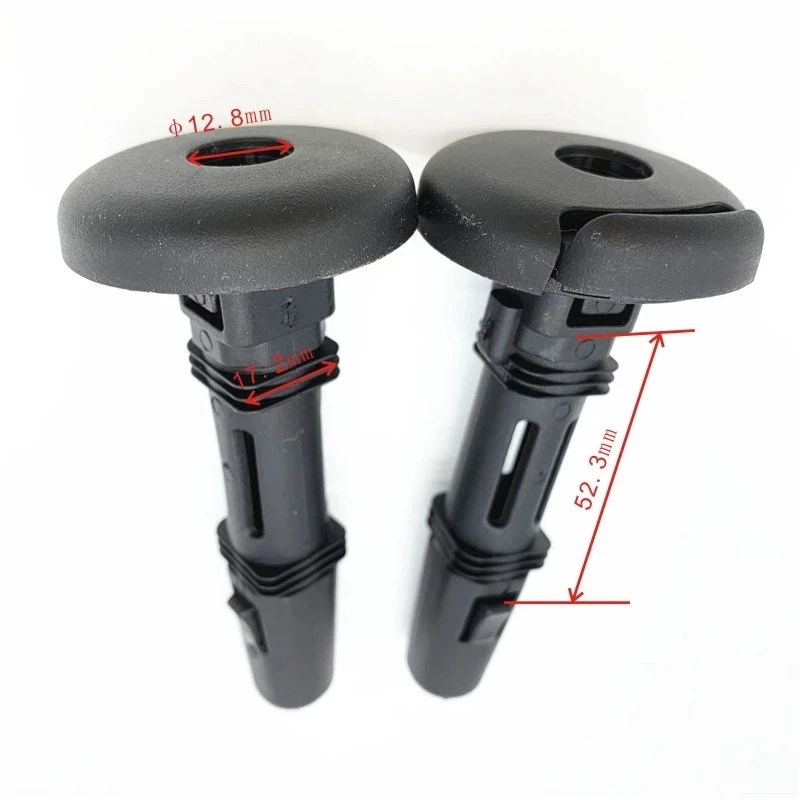 Seat headrest guide have round head square tube and the inside diameter is 12.8 mm
